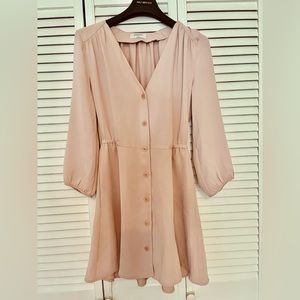 Babaton muted pink dress